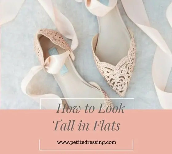 how to look tall in flats