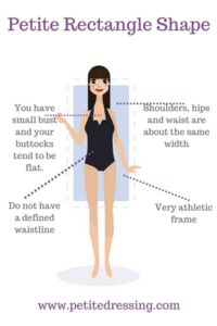 dressing petite rectangle body shape