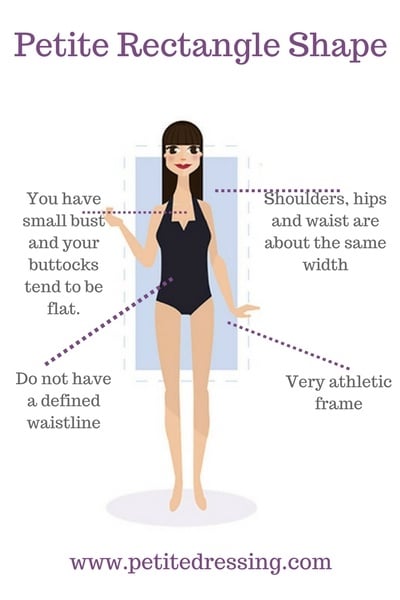 Petite Rectangle Body Shape: Everything You Need to Know - Petite Dressing