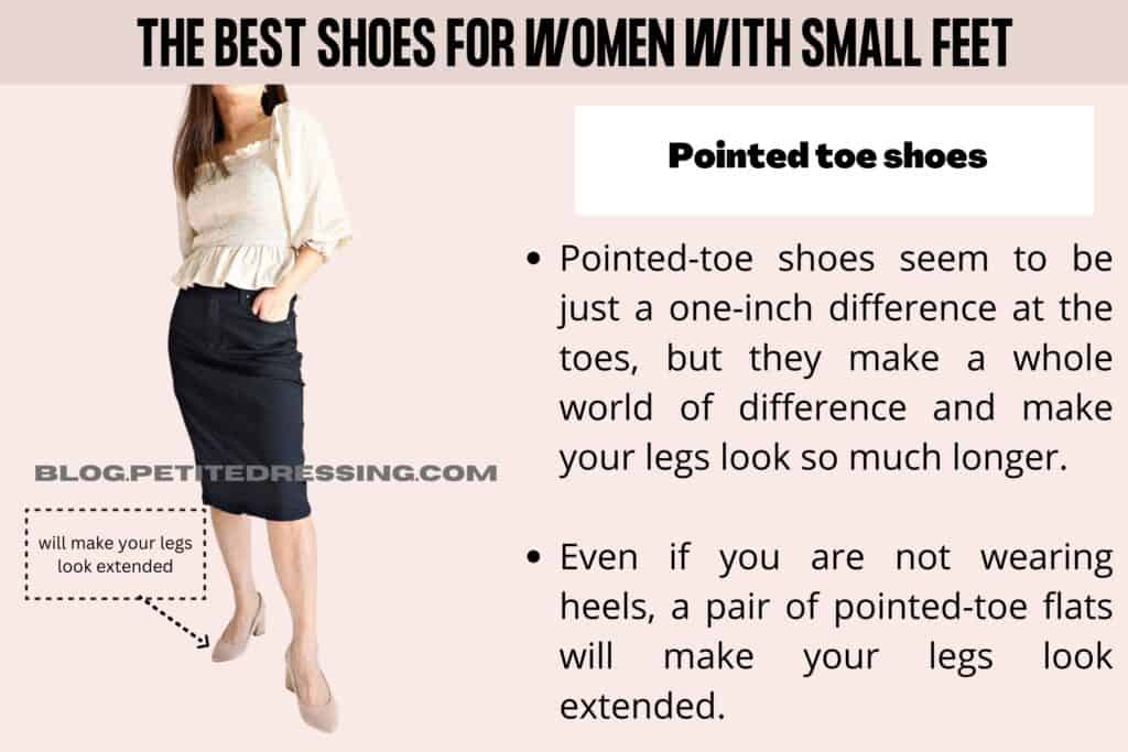 Pointed toe shoes