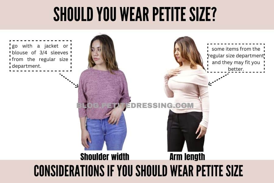 Considerations if you should wear Petite Size