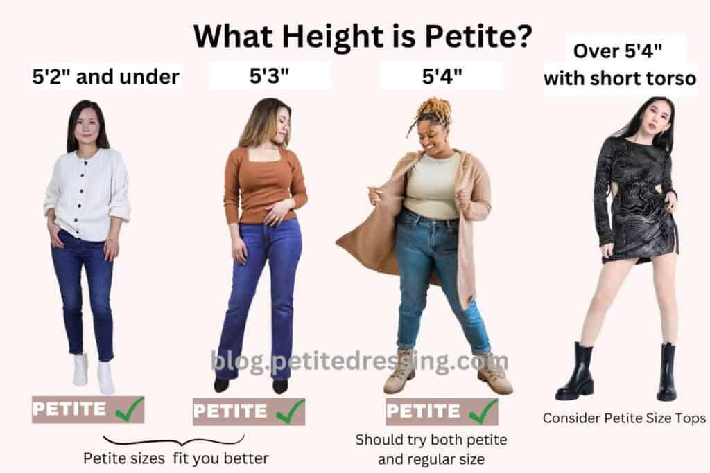 what height is petite