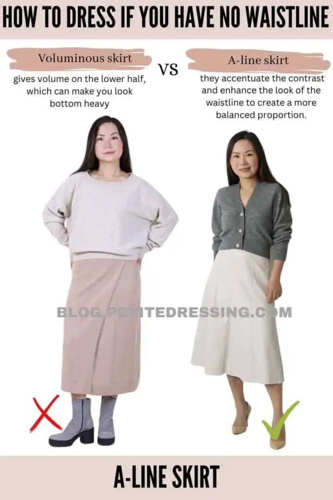 A-line skirt