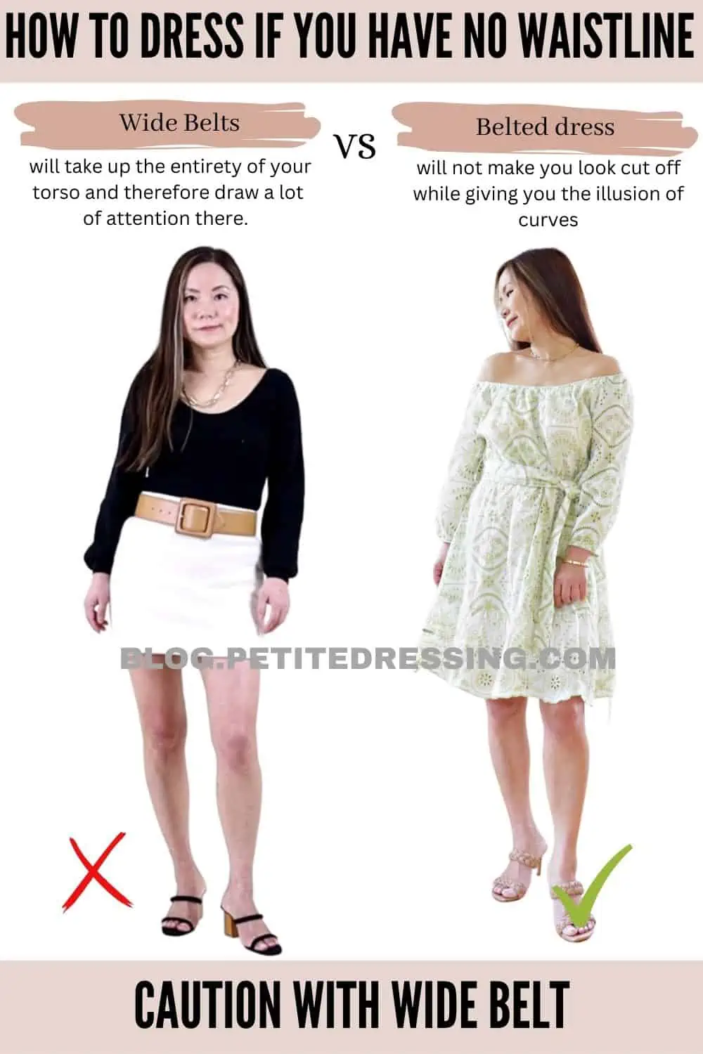 How To Dress The No Waistline Figure If You Are Petite