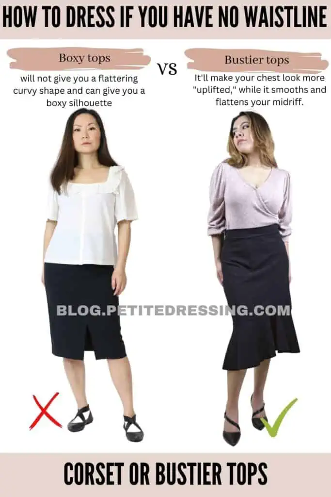 How to Dress if you have no Waistline - Petite Dressing