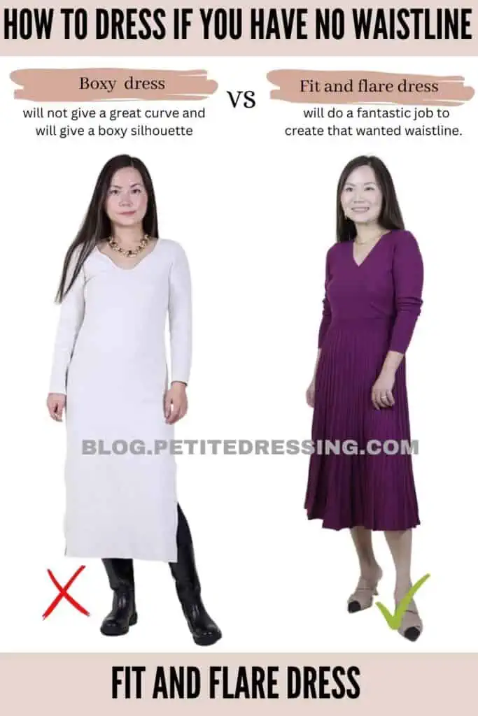 How to Dress the No Waistline Figure If You Are Petite