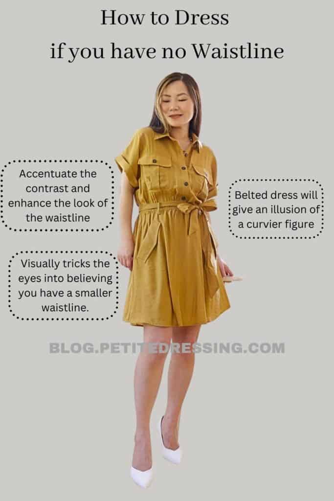 How to Dress if you have no Waistline-1