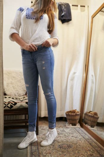 skinny jeans over 50