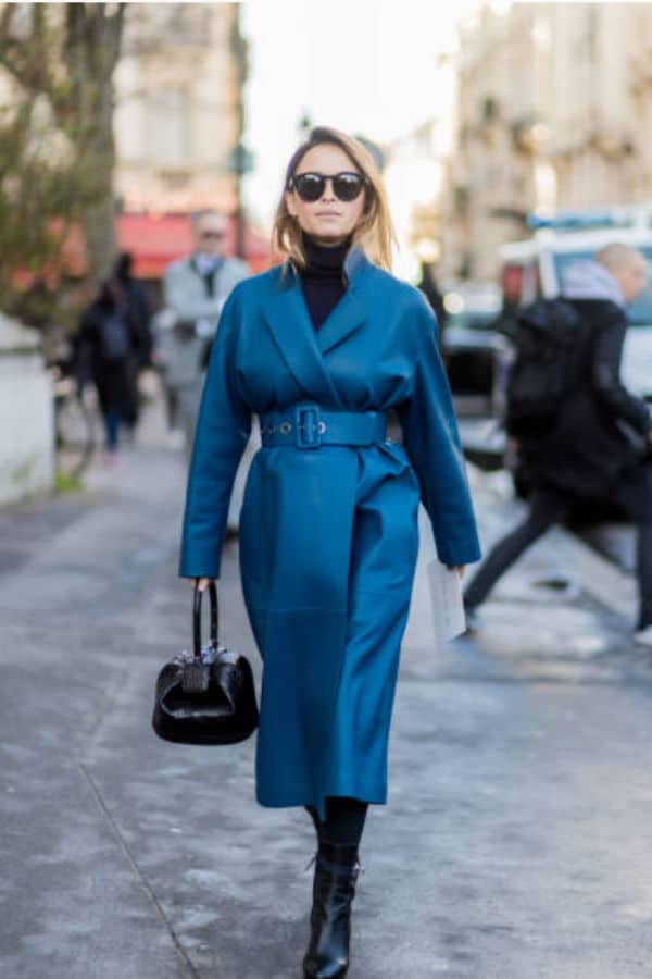 Fashion Coats Floor-Length Coats UNQ Floor-Lenght Coat blue casual look 