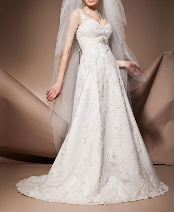 wedding gown for petite brides