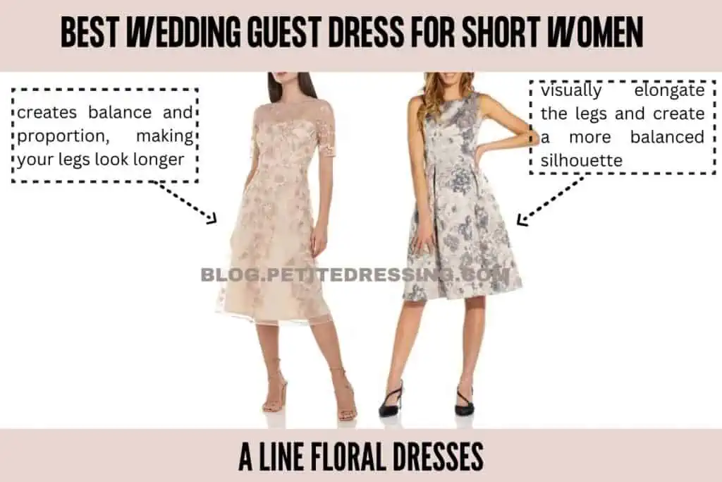 A Line Floral Dresses