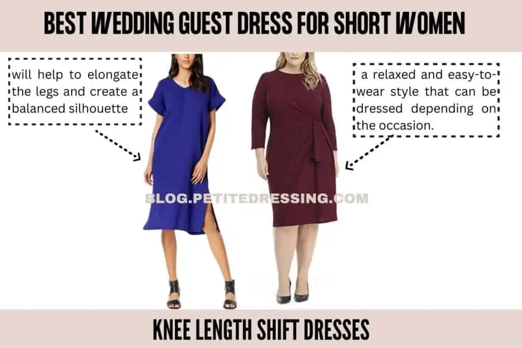 Knee Length Shift Dresses
