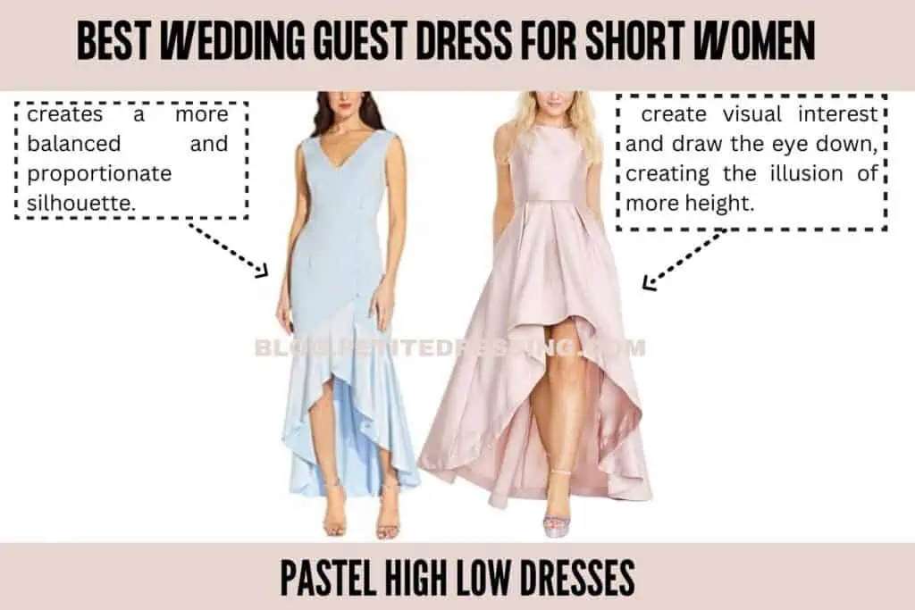 Pastel High Low Dresses