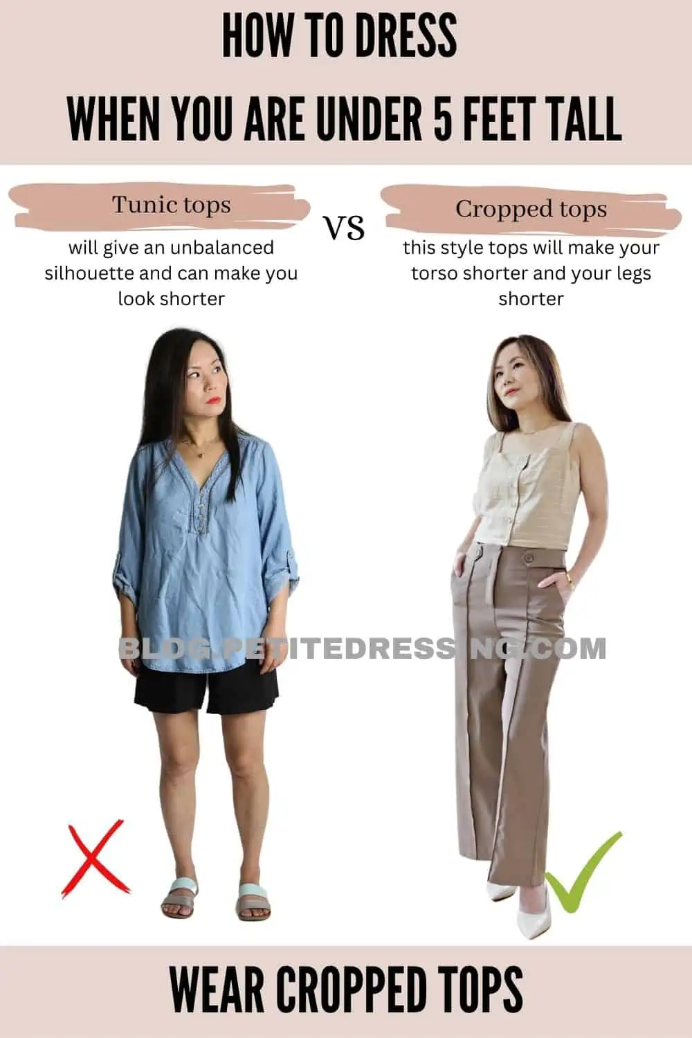 How to Dress when you are under 5 Feet Tall - Petite Dressing