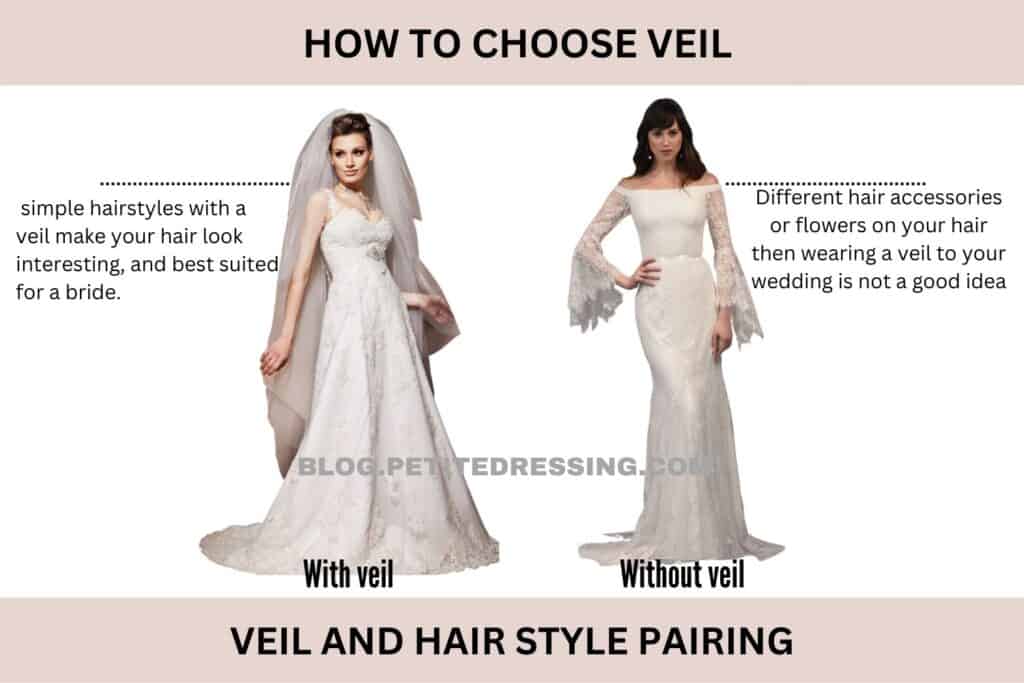 veil and hair style pairing