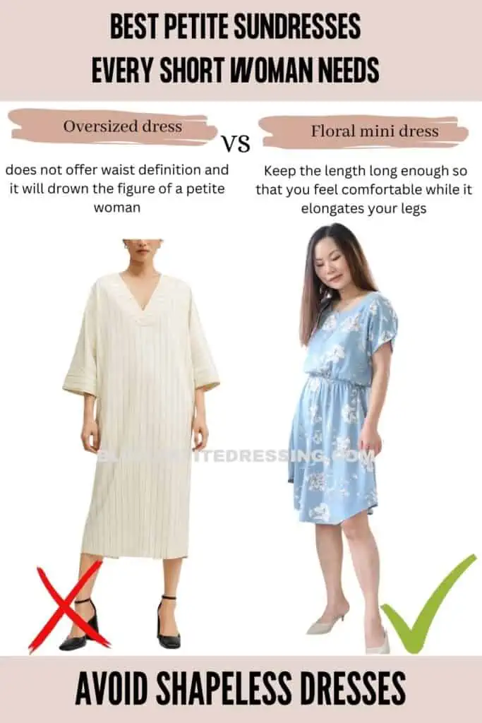 Avoid Shapeless Dresses
