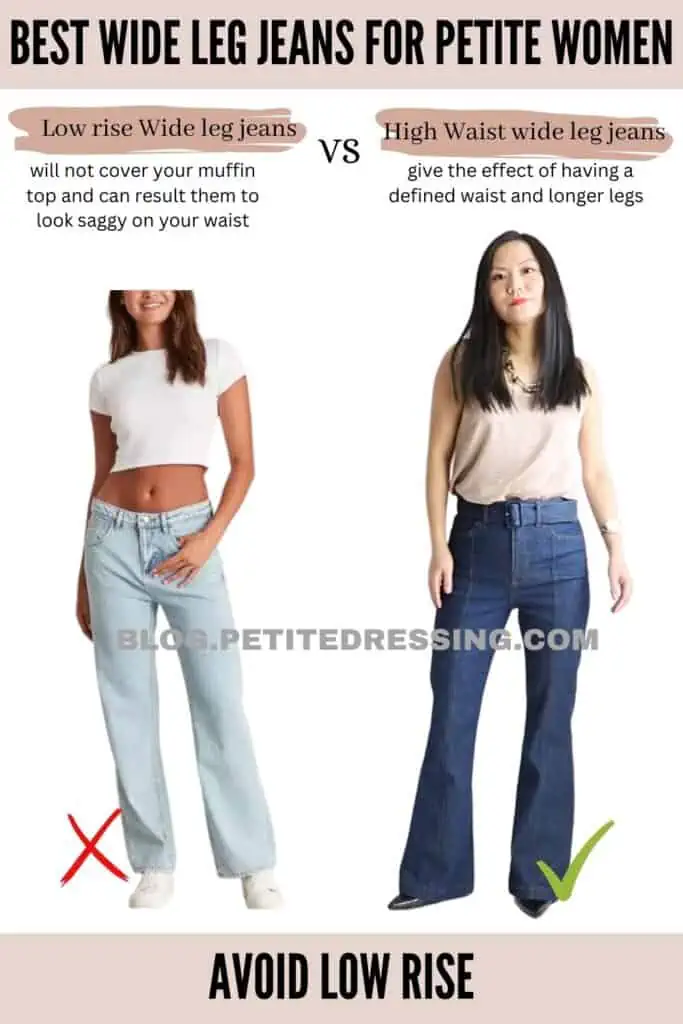 How to Wear Petite Wide Leg Jeans and Wide Leg Pants