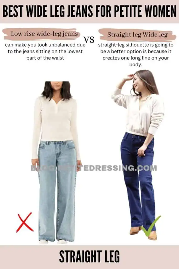 How to Wear Petite Wide Leg Jeans and Wide Leg Pants