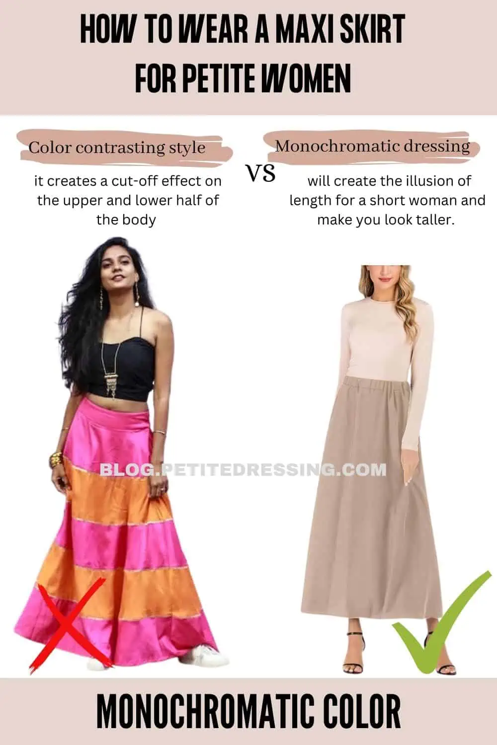 How To Wear A Maxi Skirt If You Are Short
