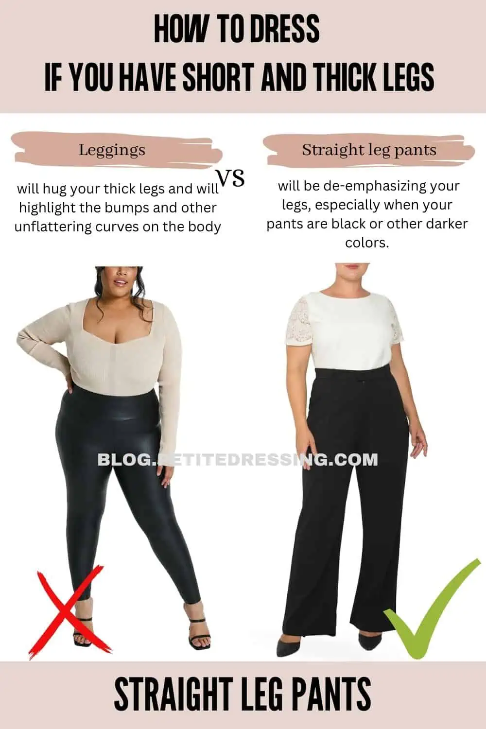 I'm 5'2″, and this is what to wear or avoid if you have short and thick  Legs - Petite Dressing