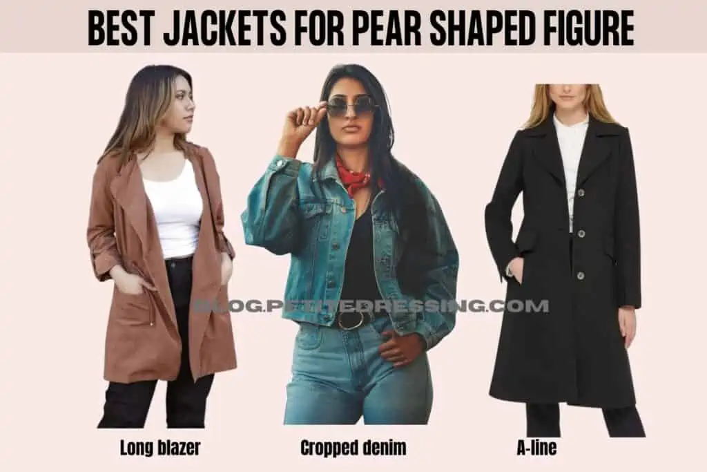 best jackets for pear shaped figure