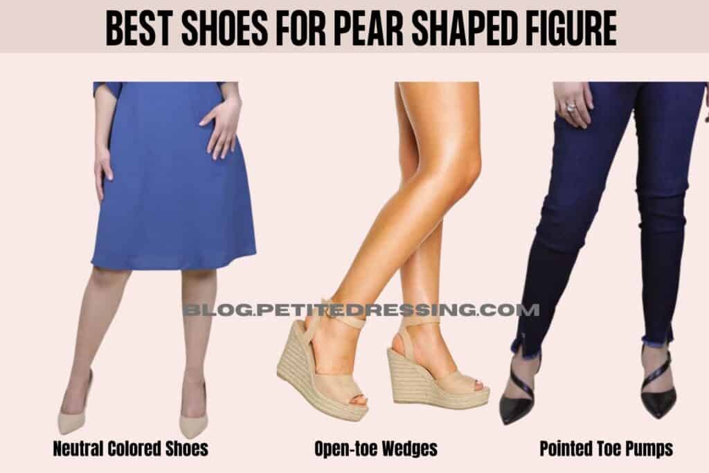 best shoes for pear shaped figure
