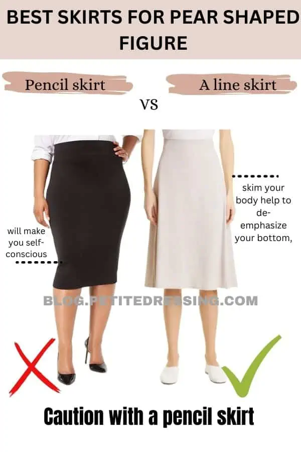 How to style skirts on a PEAR shape 🍐 ❓What is a pear shape? A sma