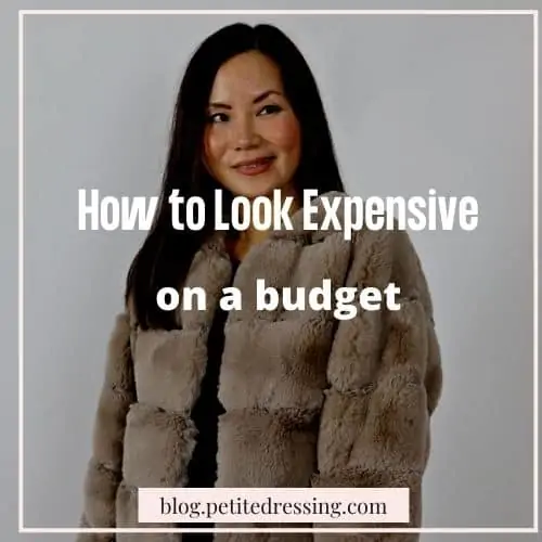 how to look expensive on a budget