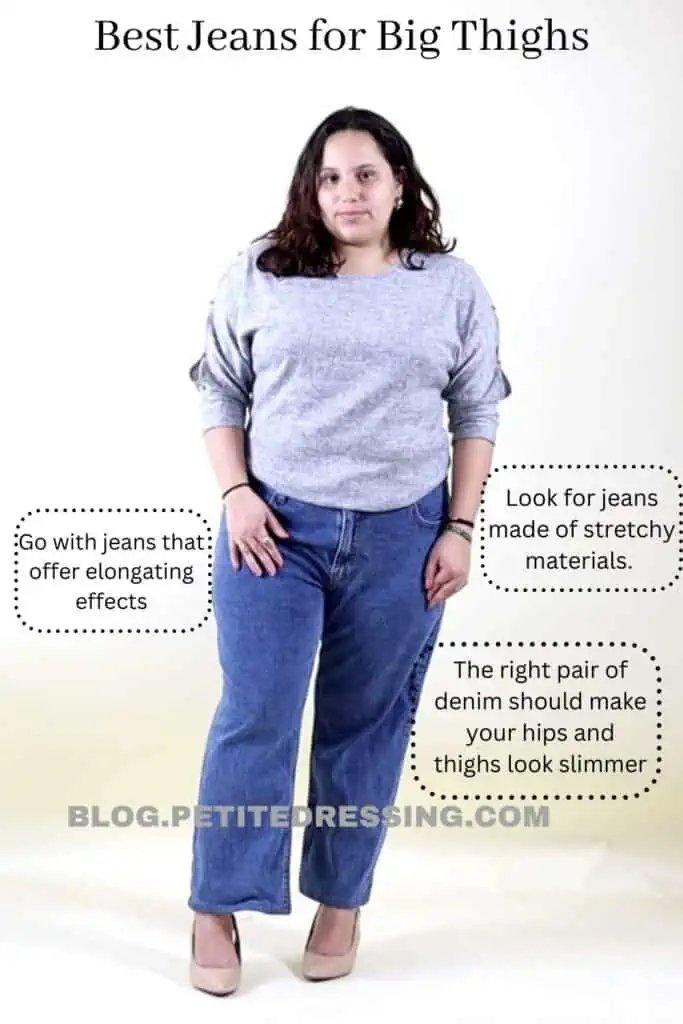 The Complete Jeans Guide for Women with Big Thighs Petite Dressing