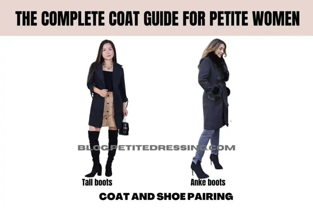 The Complete Coat Guide for Petite Women-COAT AND SHOE PAIRING