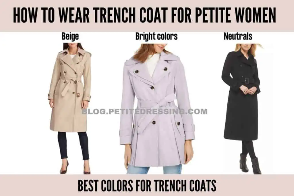 best colors for trench coats