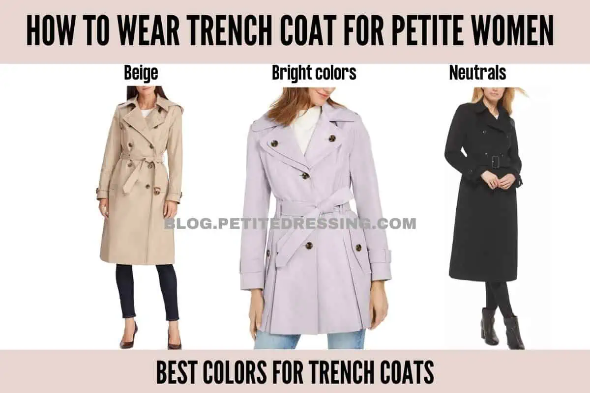 How To Style A Trench Coat When You're Petite