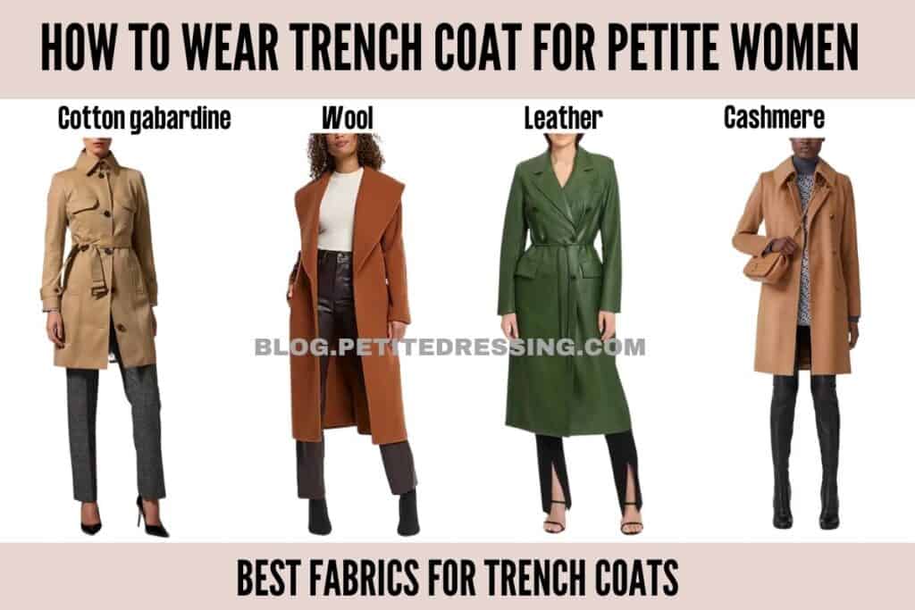 best fabrics for trench coats