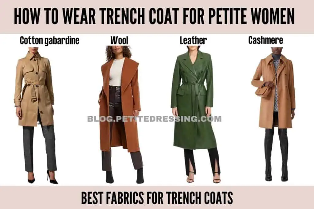 best fabrics for trench coats