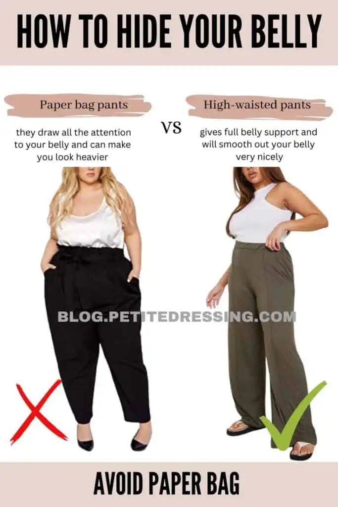 the best pants to hide your belly and skirts to fit your tummy