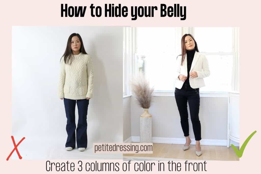 how to hide your tummy