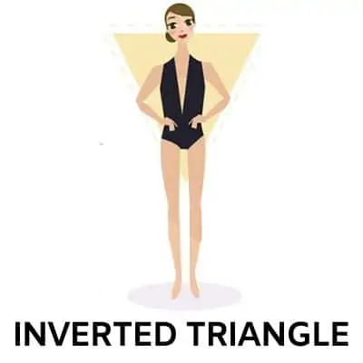 how to dress inverted triangle shape