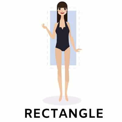 how to dress rectangle shape