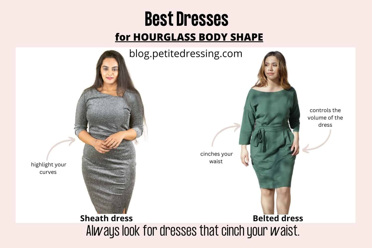 BEST DRESSES FOR HOURGLASS BODY SHAPE 2