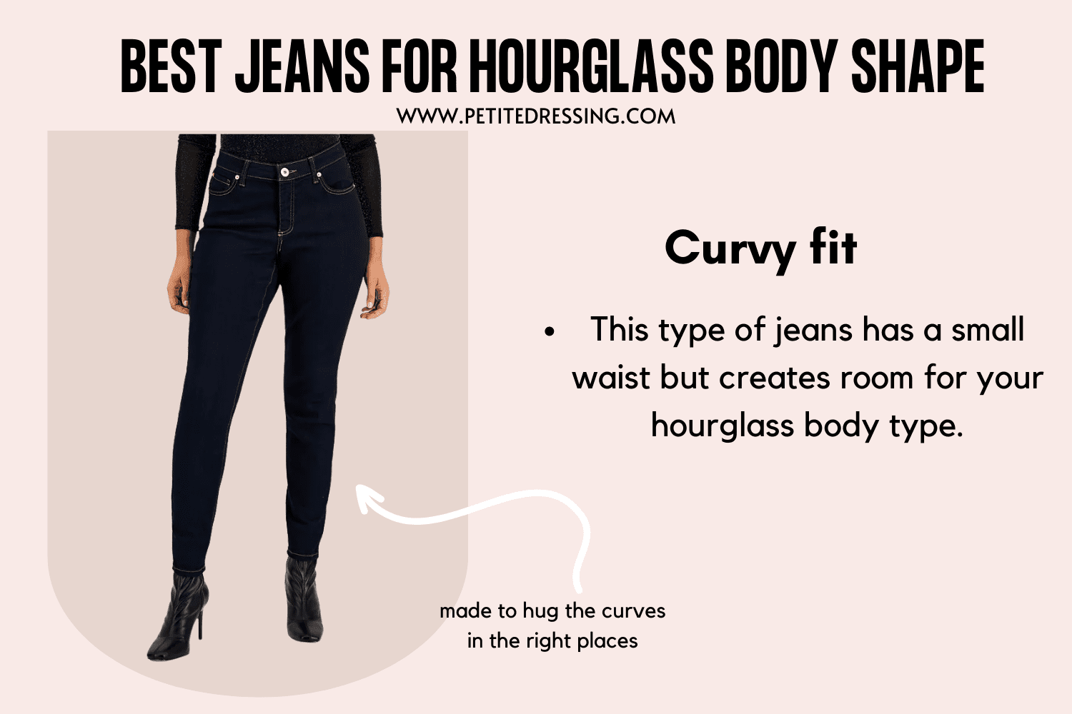 BEST JEANS FOR HOURGLASS BODY SHAPE- CURVY FIT