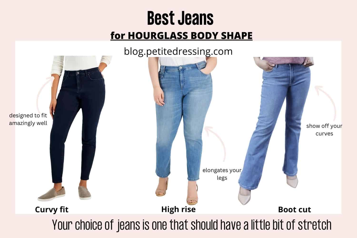 BEST JEANS FOR HOURGLASS BODY SHAPE
