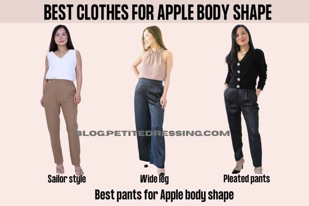 BEST PANTS FOR APPLE BODY SHAPE