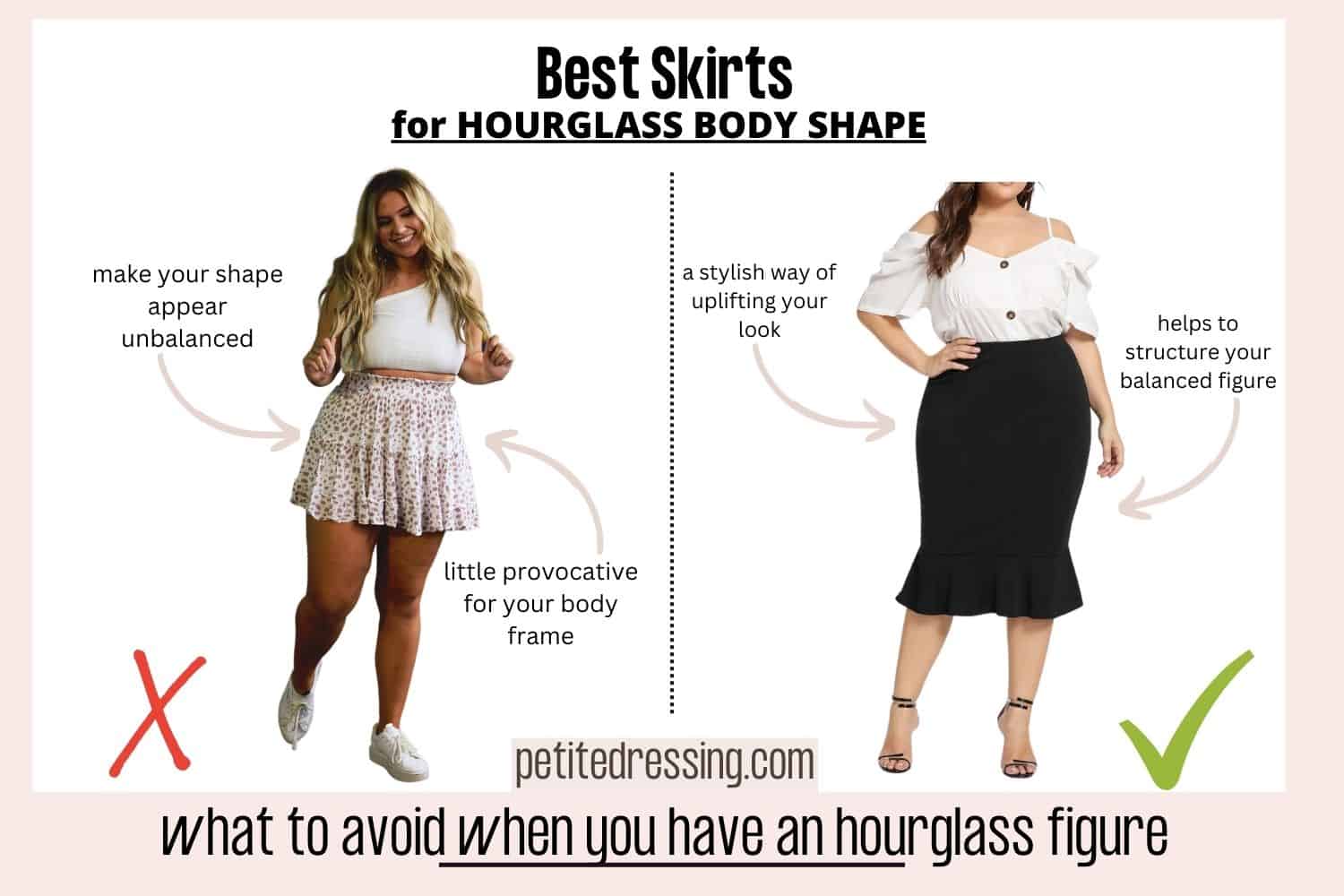 BESTSKIRTS FOR HOURGLASS BODY SHAPE-What to avoid (1)