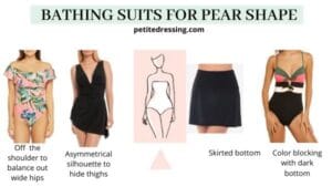 best swimming suit for pear shaped body