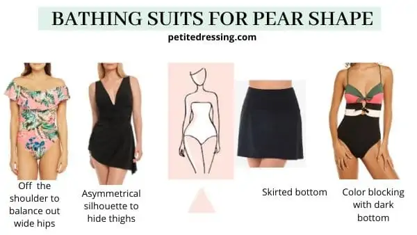 The Complete Swimsuit Guide for the Pear Body Shape - Petite Dressing