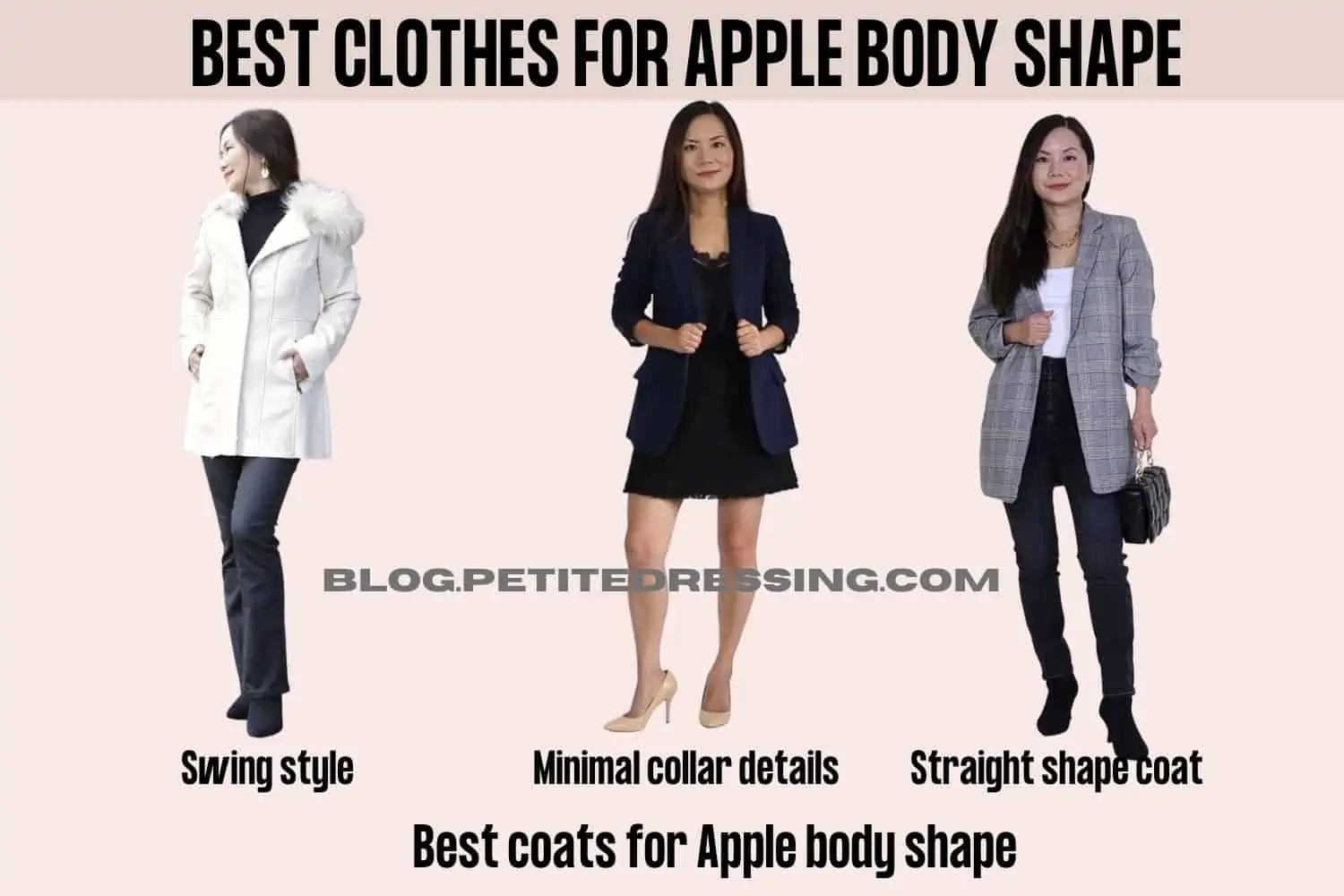 dresses for apple shape body