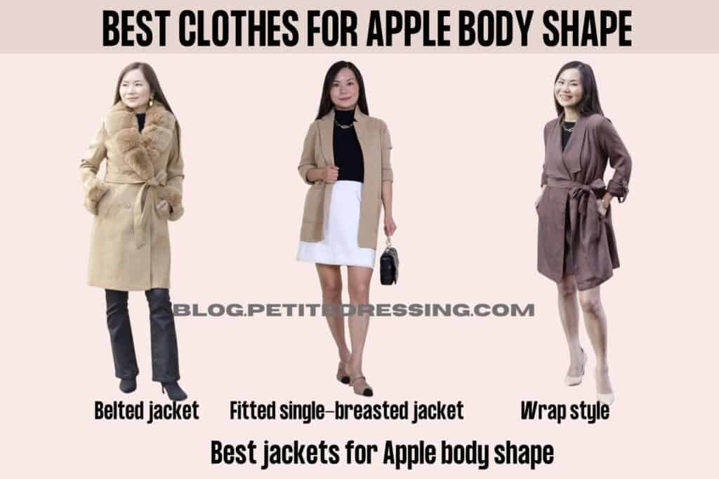 Best jackets for Apple body shape