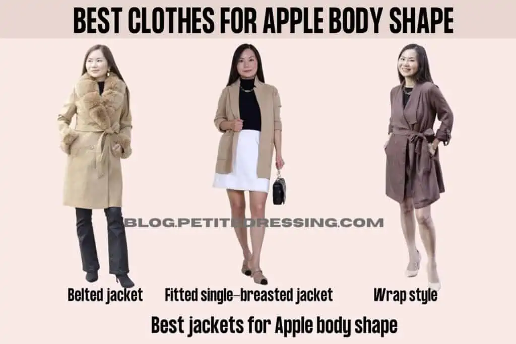 Best jackets for Apple body shape