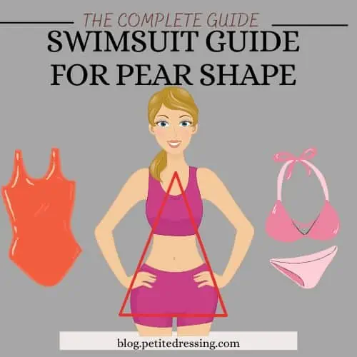 what swimsuits look good on pear shaped body