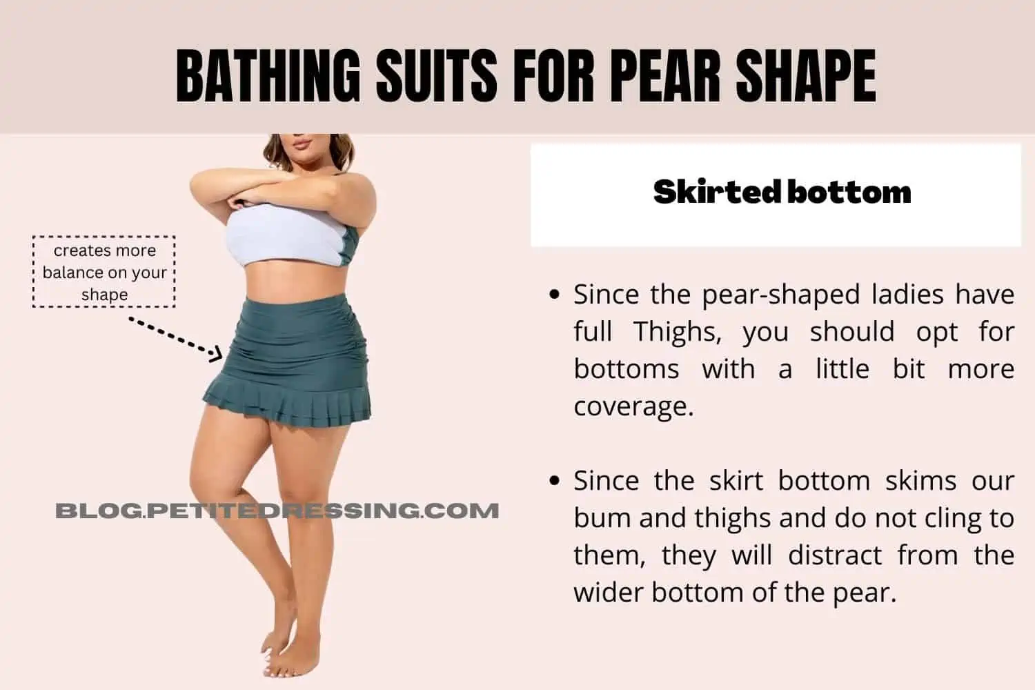 The Complete Swimsuit Guide for the Pear Body Shape - Petite Dressing